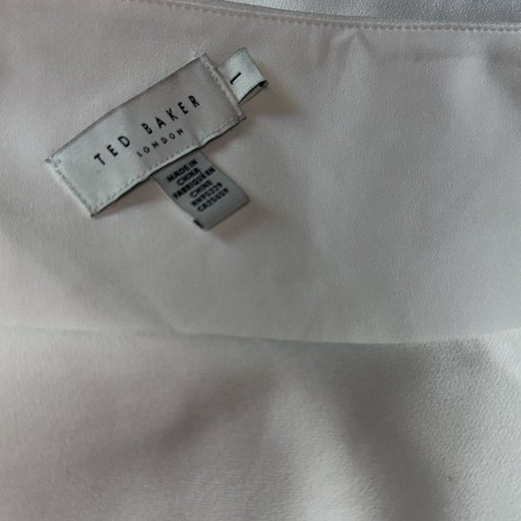 NWOT Ted Baker Gabie Faux Wrap Belted Midi Dress Fully Lined TB 3 US 8 - Picture 3 of 9